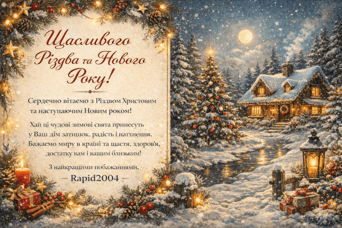 Паттер до рыздвяних свят